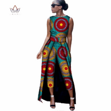 Load image into Gallery viewer, Africa Print Cotton Jumpsuit with Skirt - Various Colours Available in UK Sizes 8 - 22