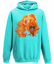 Load image into Gallery viewer, Black Woman in Orange Headwrap - Hoodie  - Various Colours Available - FAST UK DELIVERY