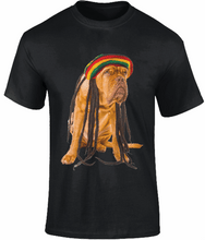 Load image into Gallery viewer, Men's Rasta Dog T-Shirt Design A - Various Colours Available - FAST UK DELIVERY