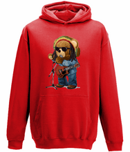 Load image into Gallery viewer, Positive Vibes Rasta Bear Hoodie - Various Colours Available - FAST UK DELIVERY