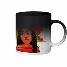 Load image into Gallery viewer, Magic Colour Changing Melanin World Plus Ceramic Mug - FAST UK DELIVERY
