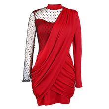 Load image into Gallery viewer, Long Sleeve Bodycon Cocktail Dress - Various Colours Available in Sizes S - 2XL
