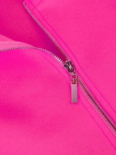 Load image into Gallery viewer, High Neck Mini Dress with Puff Sleeves - Available in Yellow, Pink or Purple in UK Sizes 10-24