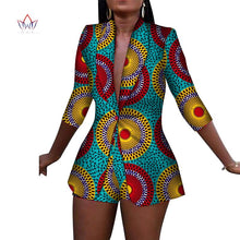 Load image into Gallery viewer, African Print Cotton 2 Piece Shorts and Jacket Suit - Various Colours Available in UK Sizes 8 - 24