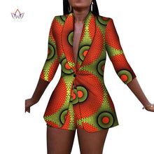 Load image into Gallery viewer, African Print Cotton 2 Piece Shorts and Jacket Suit - Various Colours Available in UK Sizes 8 - 24