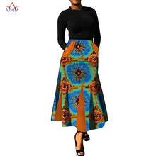 Load image into Gallery viewer, African Print Skirt with Pockets - Various Colours Available - In Sizes UK 8 - 22