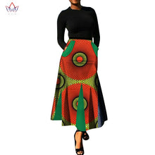 Load image into Gallery viewer, African Print Skirt with Pockets - Various Colours Available - In Sizes UK 8 - 22