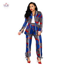 Load image into Gallery viewer, Women's Cotton African Print - Trouser and Jacket Suit - Various Colours Available in UK Sizes 6 - 24