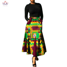 Load image into Gallery viewer, African Print Skirt with Pockets - Various Colours Available - In Sizes UK 8 - 22