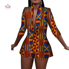 Load image into Gallery viewer, African Print Cotton 2 Piece Shorts and Jacket Suit - Various Colours Available in UK Sizes 8 - 24