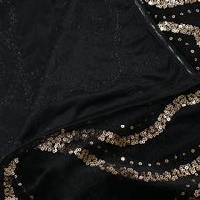 Load image into Gallery viewer, V-Neck Strapless Evening Dress with Gold Sequin Detail - Available in 3 Colours in UK Sizes 8 - 16
