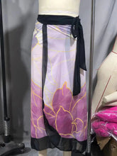Load image into Gallery viewer, Two Piece Swimming Costume and Sarong Set - Orange Floral