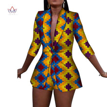 Load image into Gallery viewer, African Print Cotton 2 Piece Shorts and Jacket Suit - Various Colours Available in UK Sizes 8 - 24