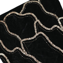 Load image into Gallery viewer, V-Neck Strapless Evening Dress with Gold Sequin Detail - Available in 3 Colours in UK Sizes 8 - 16