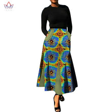 Load image into Gallery viewer, African Print Skirt with Pockets - Various Colours Available - In Sizes UK 8 - 22