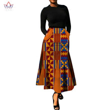 Load image into Gallery viewer, African Print Skirt with Pockets - Various Colours Available - In Sizes UK 8 - 22