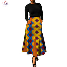Load image into Gallery viewer, African Print Skirt with Pockets - Various Colours Available - In Sizes UK 8 - 22
