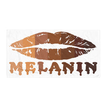 Load image into Gallery viewer, EXCLUSIVE - Melanin Lips Towel - In White - Fast UK Delivery