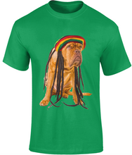 Load image into Gallery viewer, Men's Rasta Dog T-Shirt Design A - Various Colours Available - FAST UK DELIVERY