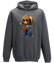 Load image into Gallery viewer, Positive Vibes Rasta Bear Hoodie - Various Colours Available - FAST UK DELIVERY