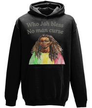 Load image into Gallery viewer, Who Jah Bless No Man Curse Rasta Hoodie - Various Colours Available - FAST UK DELIVERY