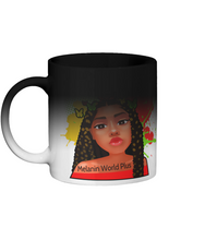 Load image into Gallery viewer, Magic Colour Changing Melanin World Plus Ceramic Mug - FAST UK DELIVERY