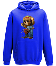 Load image into Gallery viewer, Positive Vibes Rasta Bear Hoodie - Various Colours Available - FAST UK DELIVERY