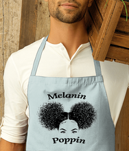 Load image into Gallery viewer, EXCLUSIVE Melanin Poppin - Cotton Apron - Various Colours Available - FAST UK DELIVERY