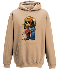 Load image into Gallery viewer, Positive Vibes Rasta Bear Hoodie - Various Colours Available - FAST UK DELIVERY