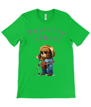 Load image into Gallery viewer, Adult's Unisex Positive Vibes Rasta Bear Cotton T-Shirt - Various Colours Available - FAST UK DELIVERY