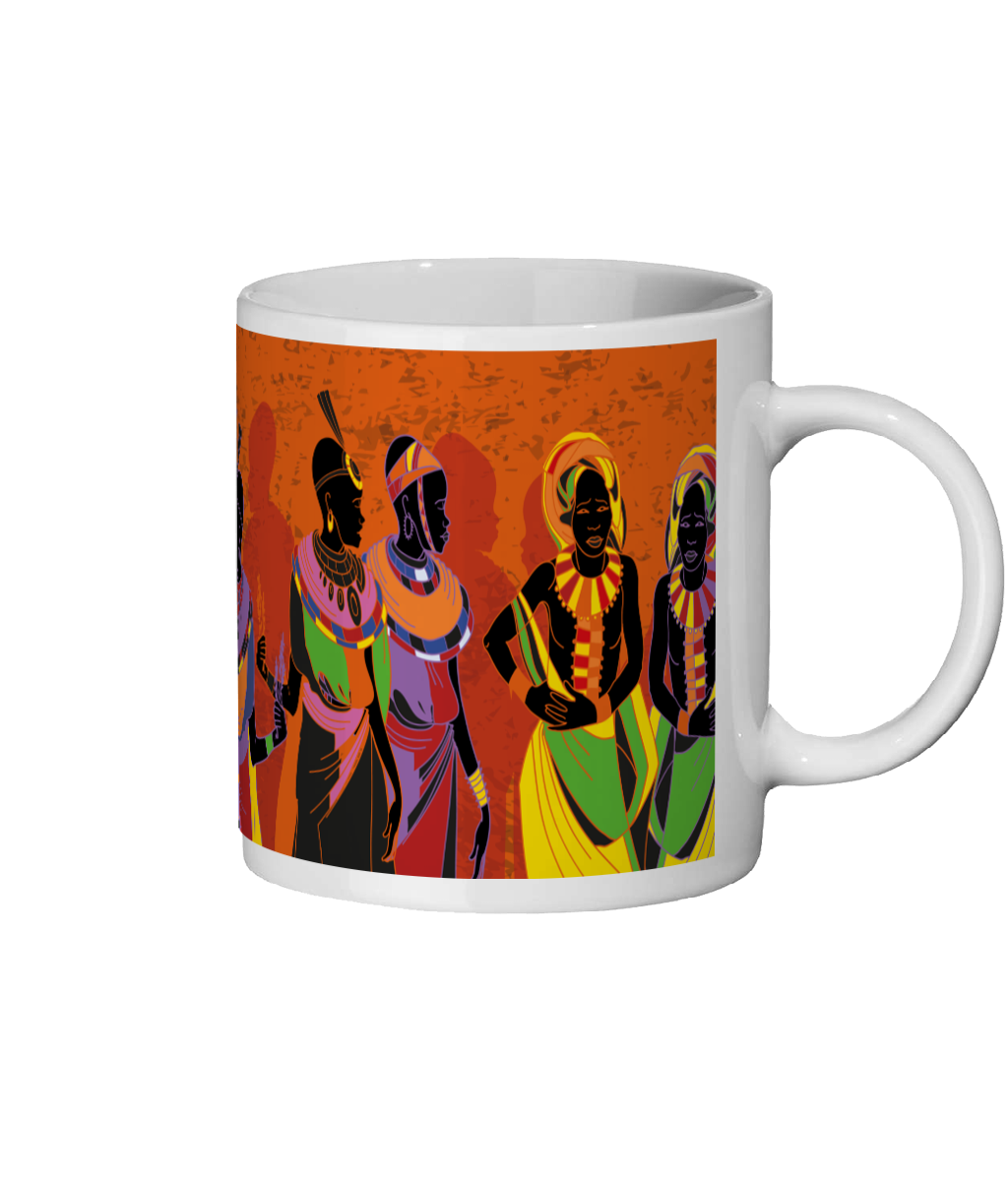 EXCLUSIVE African Village People Ceramic Mug - FAST UK DELIVERY