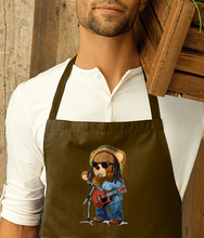 Load image into Gallery viewer, Rasta Bear - Premier Cotton Apron - Various Colours Available - FAST UK DELIVERY