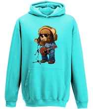 Load image into Gallery viewer, Positive Vibes Rasta Bear Hoodie - Various Colours Available - FAST UK DELIVERY