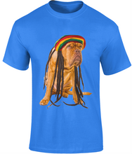Load image into Gallery viewer, Men's Rasta Dog T-Shirt Design A - Various Colours Available - FAST UK DELIVERY