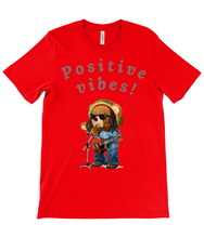 Load image into Gallery viewer, Adult's Unisex Positive Vibes Rasta Bear Cotton T-Shirt - Various Colours Available - FAST UK DELIVERY