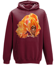 Load image into Gallery viewer, Black Woman in Orange Headwrap - Hoodie  - Various Colours Available - FAST UK DELIVERY