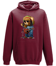 Load image into Gallery viewer, Positive Vibes Rasta Bear Hoodie - Various Colours Available - FAST UK DELIVERY