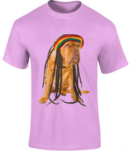 Load image into Gallery viewer, Men's Rasta Dog T-Shirt Design A - Various Colours Available - FAST UK DELIVERY