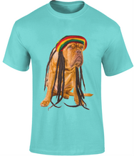 Load image into Gallery viewer, Men's Rasta Dog T-Shirt Design A - Various Colours Available - FAST UK DELIVERY