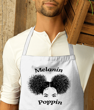 Load image into Gallery viewer, EXCLUSIVE Melanin Poppin - Cotton Apron - Various Colours Available - FAST UK DELIVERY