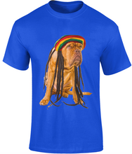 Load image into Gallery viewer, Men's Rasta Dog T-Shirt Design A - Various Colours Available - FAST UK DELIVERY