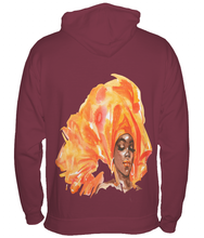 Load image into Gallery viewer, Black Woman in Orange Headwrap - Hoodie  - Various Colours Available - FAST UK DELIVERY