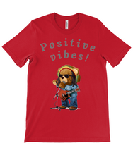 Load image into Gallery viewer, Adult's Unisex Positive Vibes Rasta Bear Cotton T-Shirt - Various Colours Available - FAST UK DELIVERY