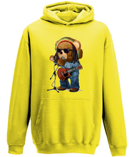 Load image into Gallery viewer, Positive Vibes Rasta Bear Hoodie - Various Colours Available - FAST UK DELIVERY