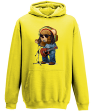 Load image into Gallery viewer, Positive Vibes Rasta Bear Hoodie - Various Colours Available - FAST UK DELIVERY
