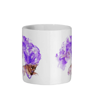 Load image into Gallery viewer, Black Woman in Purple Headwrap Ceramic Mug - FAST UK DELIVERY
