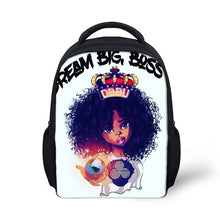 Load image into Gallery viewer, Children's Black Girl Magic Backpack - Design B