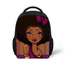 Load image into Gallery viewer, Children's Black Girl Magic Backpack - Design H