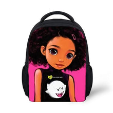 Load image into Gallery viewer, Children's Black Girl Magic Backpack - Design I