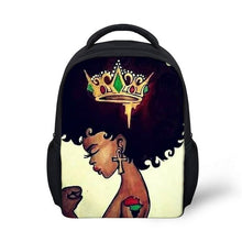 Load image into Gallery viewer, Children's Black Girl Magic Backpack - Design R